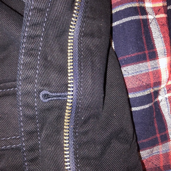 Girls  💕 Abercrombie navy quilted coat XL - Picture 6 of 6